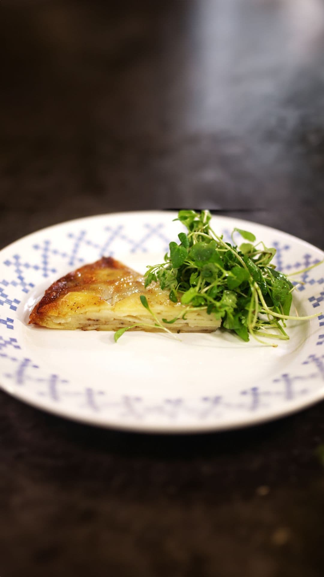 Aardappeltaart met Gouda en tijm
