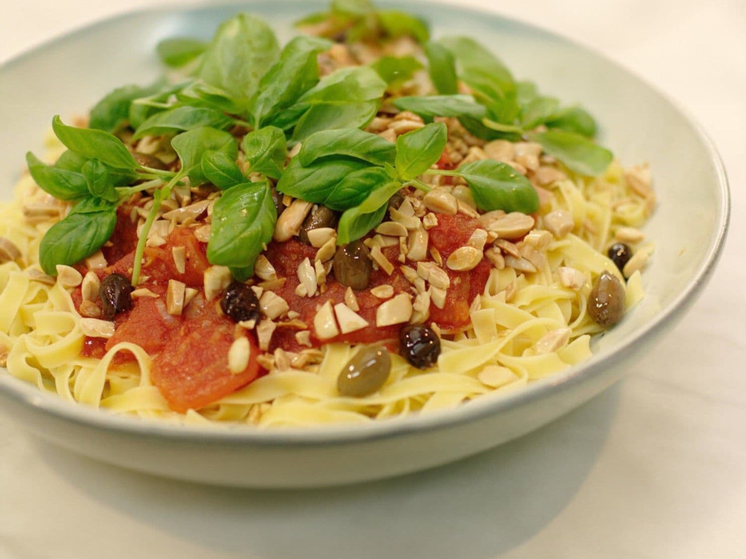 Jeroens tagliatelle al pomodoro