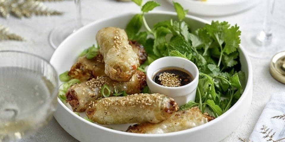 Mini-loempia met varkensvlees