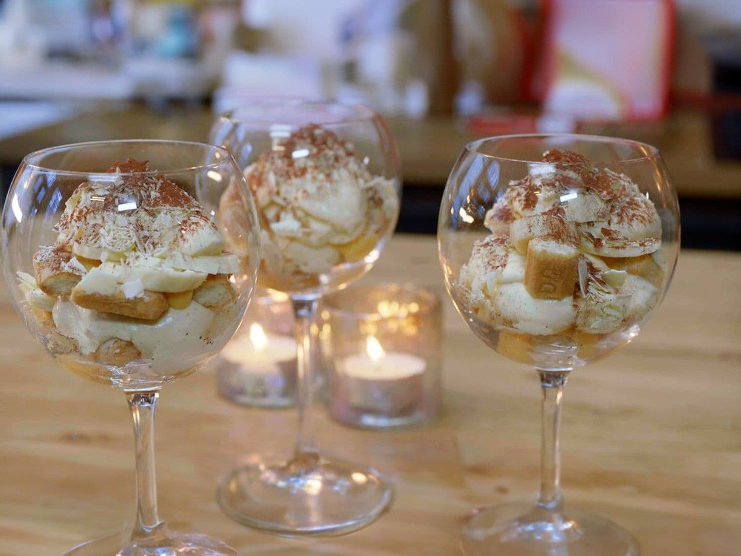 Tiramisu met advocaat en banaan