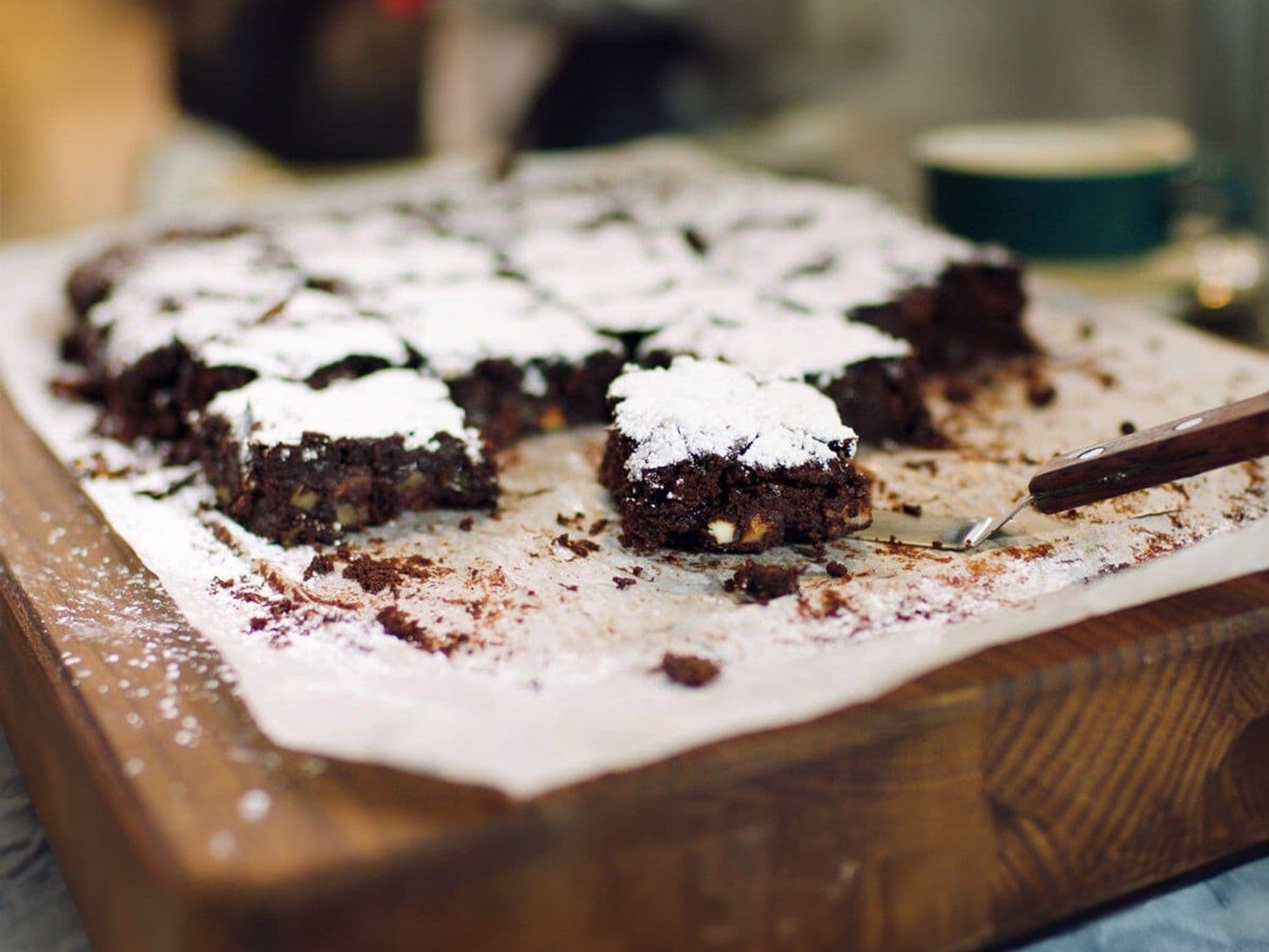 Brownies met appelen