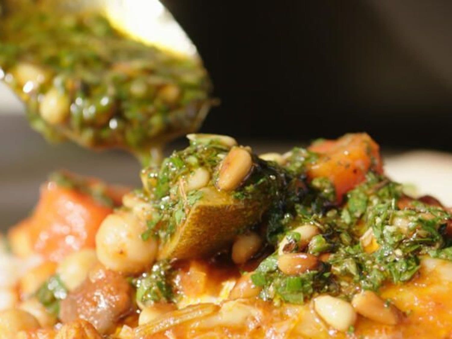 Ovenschotel met kip, venkel en parelcouscous